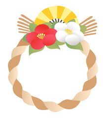 Vector of Japanese New Year decoration design for card