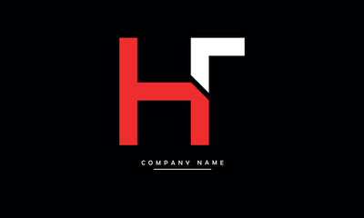 HT, TH, H, T Abstract Letters Logo Monogram