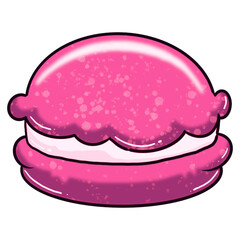Set of cake doodle illustrations isolated on white background. Hand-drawn cakes vector illustrations
