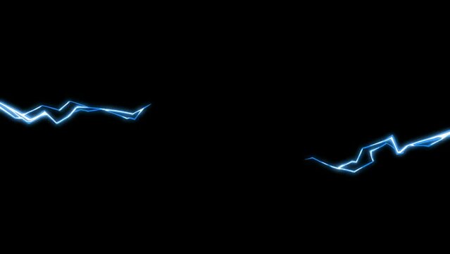 lightning effect elements pack footage 2d animation