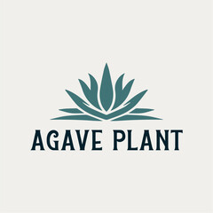agave vector logo tamplate - obrazy, fototapety, plakaty