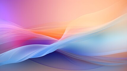 Soft gradients of light converge, creating a serene and tranquil abstract background