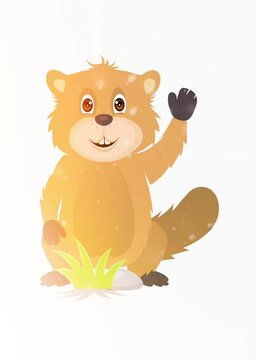 Beaver Vector Animation