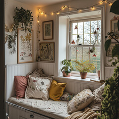 Cottage Core Aesthetic Bedroom,