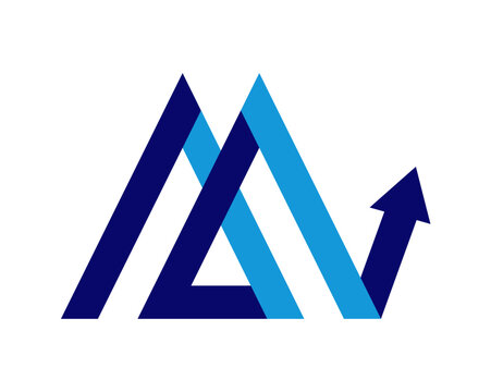 abstract triangle symbol