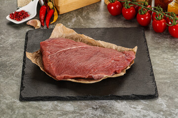 Raw beef meat shoulder for cooking