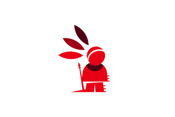 FLY HIGH: Badminton Crown Aborigin Logo for Inspired Action & Victory