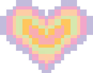 A pixel heart for lovely product on valentine's day 