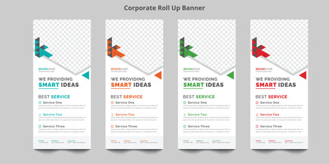 Corporate Rollup Banner Template Design