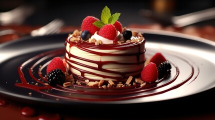 Mouth Watering Cake and Dessert - obrazy, fototapety, plakaty