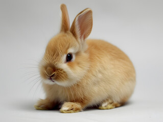 Obraz premium rabbit on a white background