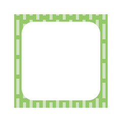 black space with cute photo frame illustration clipart for kids or worksheet decoration 