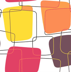 Geometrical pattern digital shirt design