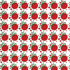 colorful fruits pattern design for t shirt brand
