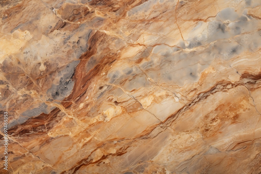 Aufkleber Generative AI : marble texture background pattern with high resolution.