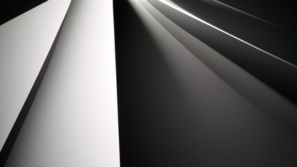 Fondo blanco negro abstracto con líneas - obrazy, fototapety, plakaty
