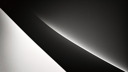 Fondo blanco negro abstracto con líneas - obrazy, fototapety, plakaty
