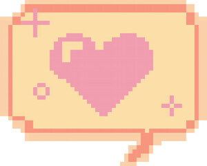 heart in text box with love concept