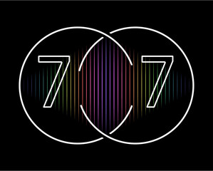 number 707 lines icon