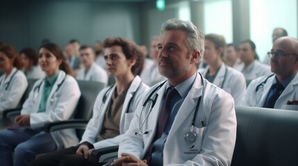 Fototapeta premium physicians present at the meeting