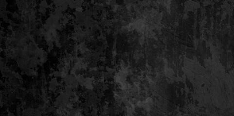 Texture of black concrete wall concrete Dark black texture chalk board and grunge banner background banner pattern. Black marble with grainy stains, black background Gray concrete wall texture grunge.