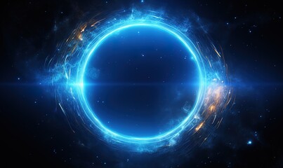Fototapeta premium abstract background Scene for advertising, technology, showcase, banner, game, sport, business, metaverse, and others. Sci-Fi, Generative AI