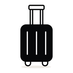 suitcase icon. Baggage suitcase. Suitcase bag icon collection.