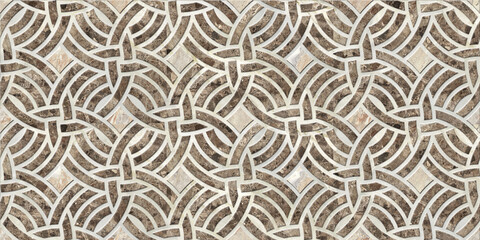 3d decorative  geometric multi texture wallpaper pattern, digital colorful structure background, ceramic tile, cover, carpet, interior.