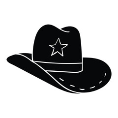 Hand drawing style of hat vector. it is suitable for clothes icon, sign or symbol.