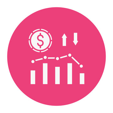 Increase and Decrease in Rate Icon