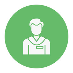Staff Male Icon