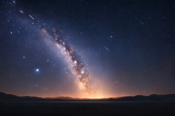 Fototapeta na wymiar Milky Way, Galactic Marvel, Night Sky Wonder