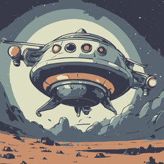 Ufo Logo EPS Format Very Cool Design