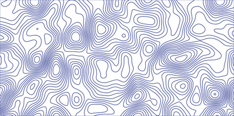 Abstract Topographic Map in Contour white and blue background design. Topographic Map topo Gradient multicolor wave curve lines banner background design.