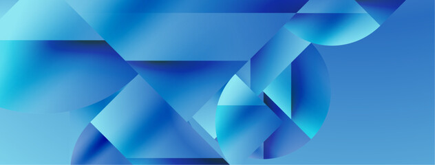 Simple geometric forms - dynamic geometric abstract background. Visual symphony of shapes and lines design for wallpaper, banner, background, landing page, wall art, invitation, prints, posters