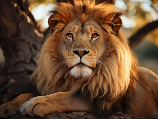 Fototapeta premium portrait of a lion