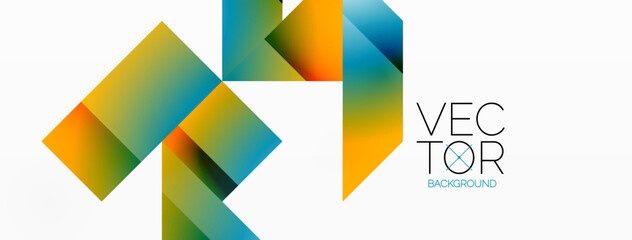 Minimalist elegance - lines, squares, triangles converge on white. Geometry essence showcased in serene harmony. Harmonizing essential shapes on a pristine backdrop