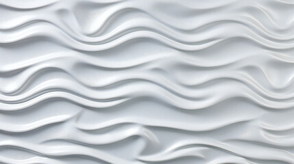 Rippling Wave: A Creative Abstraction of Textured Patterns in Modern White and Grey