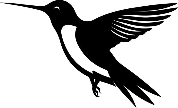 recommend clip art: Hummingbird Flat Icon