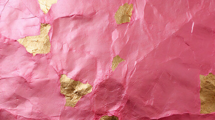 Pink Passion: Watercolor Texture and Grunge Patterns in Artistic Ink and Acrylic Backgrounds