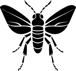 Locust Flat Icon - obrazy, fototapety, plakaty