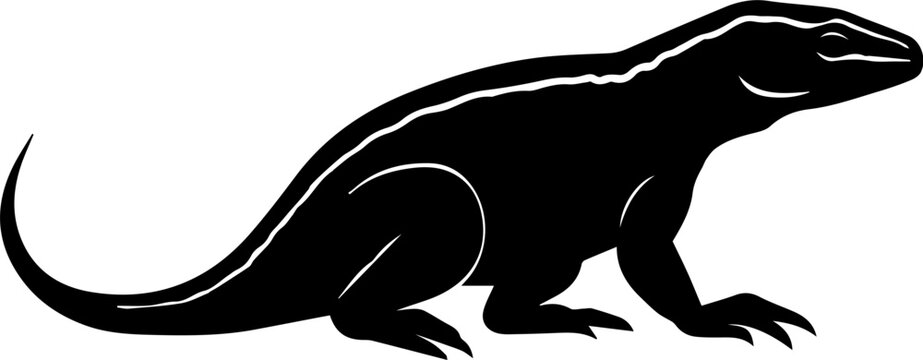 Monitor lizard Flat Icon