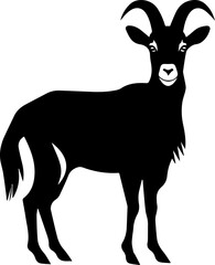 Nubian goat Flat Icon