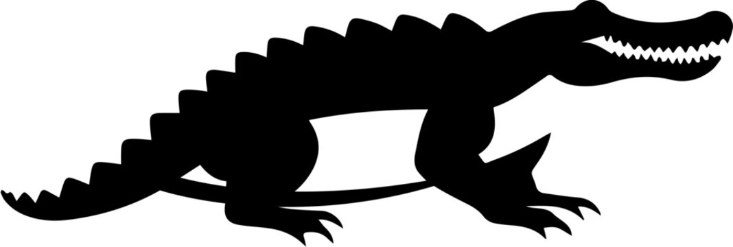 Nile crocodile Flat Icon