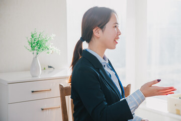 面接を受ける　business　interview