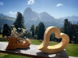 chair in the mountains