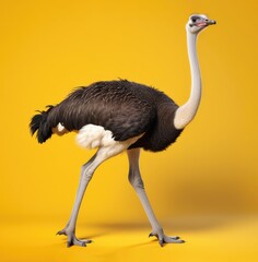 cute 3d cartoon ostrich