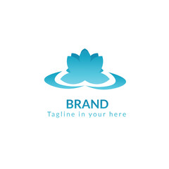 Luxurious and Elegant Floral Logo for Spa and Massage or Skincare Industry