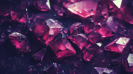 Precious Amethyst Crystal: Shiny Gemstone Beauty in Violet and Purple Hues