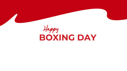 Boxing day vector illustration. Happy Boxing Day gift boxes design. suit for greeting card, ad, promotion, poster, flier, blog, article, social media, marketing, Boxing Day sale, banner, Website, head
